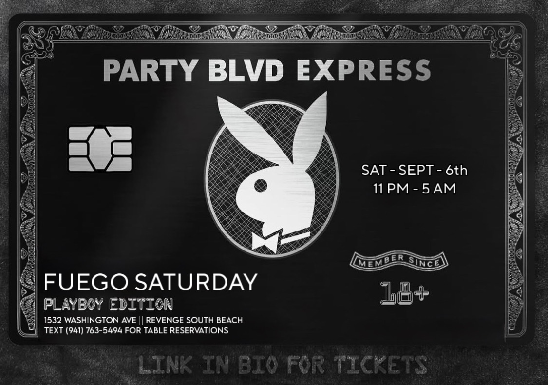 FUEGO SATURDAY || PLAYBOY NIGHT