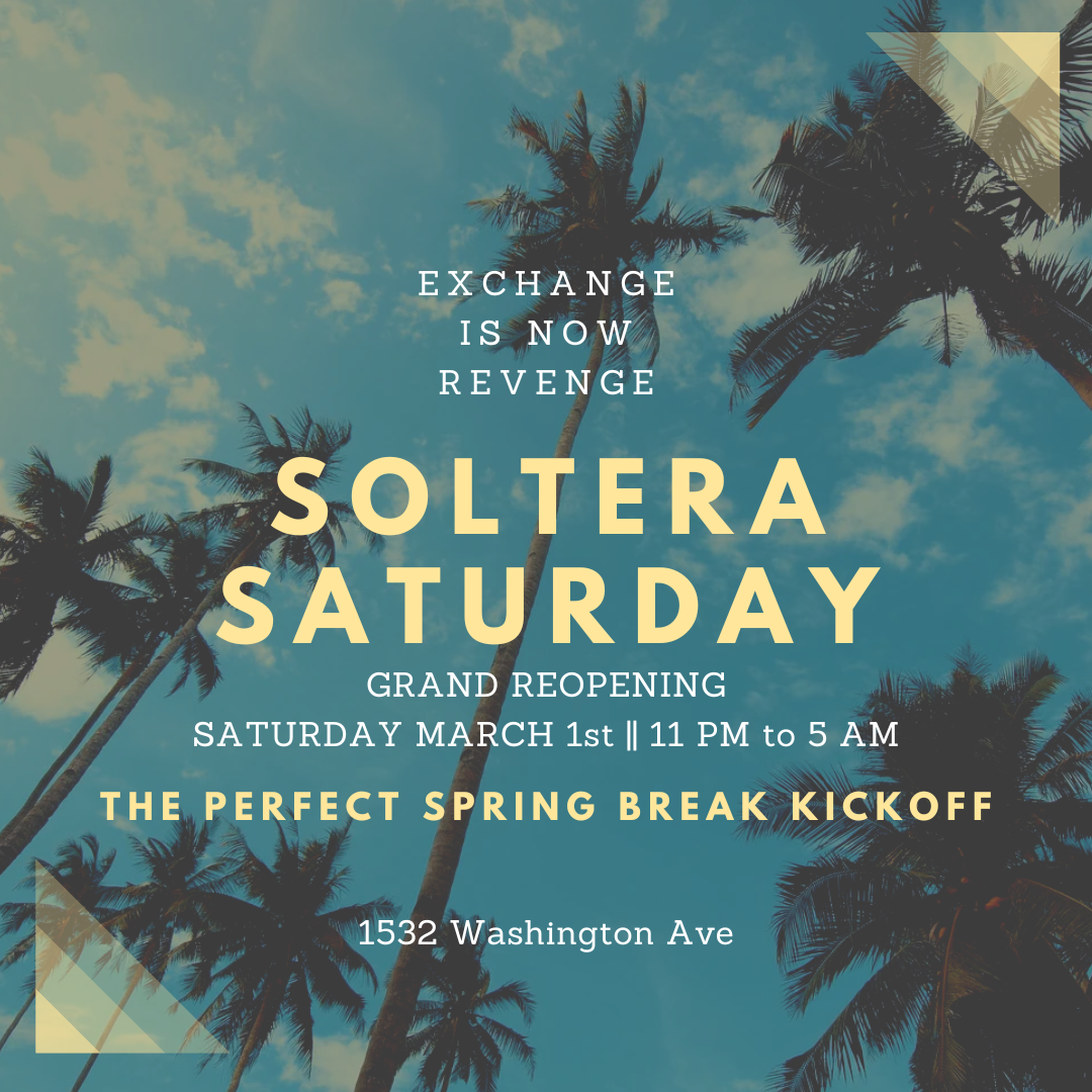 SOLTERA SATURDAY AT CRUSOE