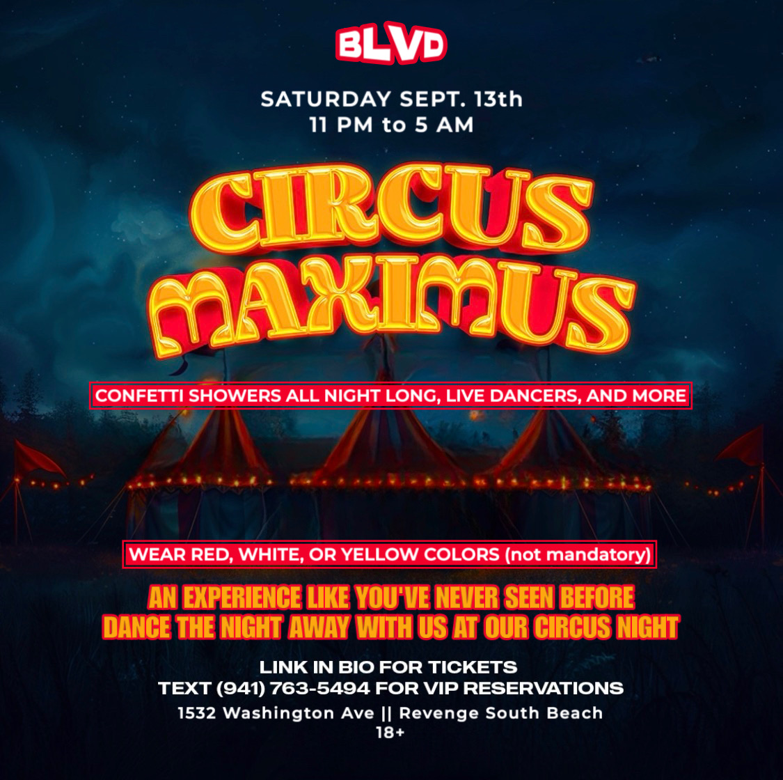 Circus Maximus at Revenge 🎪